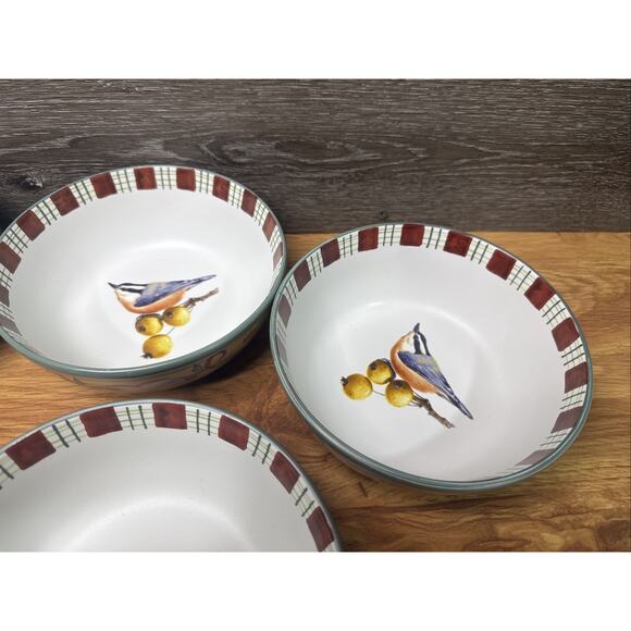 Lenox Winter Greetings Everyday 6-7/8” Cereal Soup Bowls~set Of 7 - Picture 4 of 11